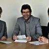 Wollen Wiedereinsteiger anschieben: (Von links) Astrid Meyer, Beauftragte für Chancengleichheit am Arbeitsmarkt, Agentur für Arbeit Würzburg, Landrat Thomas Schiebel und Birgit Seubert, Gleichstellungsbeauftragte Landkreis Main-Spessart.