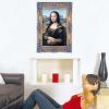 Leih-Kunst: Leonardos „Mona Lisa“ hat zwar keine Artothek im Angebot – unser Foto ist eine Montage –, aber generell lässt sich Kunst schon fürs eigene Wohnzimmer mieten.