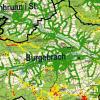 So sehen die Ergebnisse der Messung der Mobilfunkabdeckung für  einen Straßenzug im Markt Burgebrach aus. Dort gibt es rund 94 Kilometer Straßen, entlang derer Nutzer von Smartphones mit vielen Abbrüchen der Verbindung rechnen müssen.