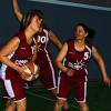 Spaß soll es machen: Die Bad Königshöfer Basketballerinnen Christina Reiher (von links), Gundula Weigand (verdeckt) und Katja Gill beim Training.
