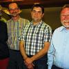 Zuwachs: Der Alpenvereins-Vorsitzende Klaus Nees-Brand (Zweiter von links) begrüßte neu im Vorstand Stefanie Paulus als Jugendreferentin, Wolfgang Breunig als Hüttenwart der Vernagthütte und Winfried Schreyer als Schatzmeister (von links).