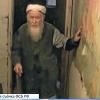 Der Sektenführer: Faisrachman Satarow auf einem Fernsehbild des russischen Programmes 1TV.ru. Der 83-Jährige schützte sein Haus mit einer hohen Mauer und ließ seine Anhänger unter der Erde hausen.