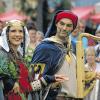 Neues Grafenpaar: Knud Seckel und Catherine Vogel stehen als Otto von Botenlauben und Beatrix von Courtenay für das neue Burgfest.