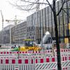 Großbaustelle Leipzig: Für das neue Einkaufszentrum „Höfe am Brühl“, fertig im Herbst 2012, lieferte die Düker GmbH & Co. KGaA das komplette Abwasserrohrsystem Das Bild entstand im Frühjahr 2012.