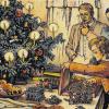 NS-Propaganda: Die Nazis instrumentalisierten auch das Weihnachtsfest für ihre Zwecke. Dies ist eine Seitenillustration aus der „Fibel der Mark Brandenburg“ 1943.