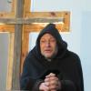 Stefan Busch als Judas Ischariot in seiner verzweifelten Verteidigungsrede in dem Stück "Ich ein Jud" nach Walter Jens in der Klosterkirche von Wechterswinkel Stefan Busch als Judas Ischariot in seiner verzweifelten Verteidigungsrede in dem Stück "Ich ein Jud" nach Walter Jens in der Klosterkirche von Wechterswinkel