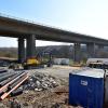 Die ersten Arbeiten für den Neubau der A 7-Werntalbrücke bei Mühlhausen haben begonnen. Richtig los geht es im November.