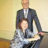 Duo Lontano: Babette Hierholzer und Jürgen Appell treten in der Apostelkirche in Gerbrunn auf.