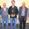 Skatmeister: Die Besten beim offenen Skatturnier im Landkreis waren (von links): Carsten Tully (Lohr), Hansi Kraus (Mömbris), Sieger Peter Mehrlich (Hofstetten), Werner Finkenberger (Oberickelsheim ) und Rolf Diehm (Billingshausen).