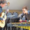Siegerduo: Christoph Nonnweiler (Gitarre) und Richard Gläser (Schlagwerk) haben beim „Gerhard-Vogt-Kammermusikwettbewerb Gitarre plus 1“ den ersten Preis und den Sonderpreis „Zeitgenössische Musik“ gewonnen.