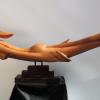 Skulptur aus Holz (Pflaume), geschaffen 2013. Skulptur aus Holz (Pflaume), geschaffen 2013.