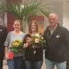 v.l.n.r. Torsten Keil, Beratungscenterleiter Sparkasse Mainfranken Würzburg, Hanna Theobald, Theresa Leimeister, Georg Janser, Verkehrswacht Würzburg