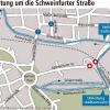 Schweinfurter Straße wird komplett gesperrt