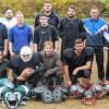 Startklar: Die Bulldogs, die neue American-Football-Mannschaft aus Gerolzhofen, präsentiert sich mit ihrem Trainerstab. Die sportliche Leitung liegt bei (von rechts) Trainer Timothy-Wayne Howard, Offensiv-Trainer Matthias Kirchner, Cheftrainer Brian Sims, Trainer Sascha Fiederling und Defensiv-Trainer Markus Pekar.