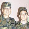 Wolfgang Kalf mit seinem Sohn Constantin.