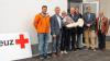 Schlüsselübergabe vor der neuen BRK-Rettungswache: (von links) Michael Emmerich (Bauleiter bei Siegler), geschäftsführender Gesellschafter Johannes Siegler, die Bauherren Katja Wagner-König und Egon König sowie die Vertreter des BRK, Marco Ullrich (Leiter Rettungsdienst in Main-Spessart), Thomas Schlott (Kreisgeschäftsführer), Franz Schüssler (stellvertretender Kreisvorsitzender) und Martin Fügner (Wachleiter der BRK-Rettungswache Marktheidenfeld).
