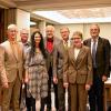 Die Mitglieder des Aufsichtsrats und des Vorstands der Baugenossenschaft Mellrichstadt: (von links) Helmut Grosser, Joachim Schärtl, Christoph Renner, Doreen Krohnke, Wolfgang Klemm, Wolfgang Sauer, Christel Heid, Eberhard Streit und Dominik Wukowojac.