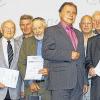 Jubilare: langjährige CSU-Parteimitglieder und ihre Gratulanten.