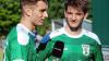 Es hat nicht gereicht: Shaban Rugovaj (links, mit Simon Snaschel) vom TSV Großbardorf ist beim Finale des Talent-Projektes (wieder)entdeckt nicht mit dabei. Foto: Günter Madrenas