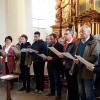 In der Klosterkirche von Wechterswinkel faszinierte der Gregorianische Gesang der Seminarteilnehmer.