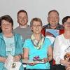 Das halbe Dorf musiziert, aber einige Musiker sind besonders aktiv und wurden bei der Jahreshauptversammlung des Musikvereins Heustreu ausgezeichnet. Unser Foto zeigt (von links) Lorenz Manger, Ansgar Zimmer, den dritten Vorsitzenden Thomas Gütling, Elfriede Hemmerich, Benedikt Wüst, Susanne Wüst, Wolfgang Hein, Heidi Schäfer, Richard Hemmert, Achim Wüst und Helmut May.Foto: Eckhard Heise