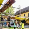 Aufbruch in eine neue Saison: Das „Bootshaus Süd“ an der Mergentheimer Straße ist für den Rudersport nicht entbehrlich.