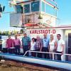 Die Freien Wähler Karlstadt besichtigen die MS-Schönrain – das einzige Schiff mit dem Heimathafen Karlstadt.