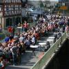 Abrissfete auf der Auber Gollachbrücke