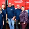 Der Volkacher Feuerwehrverein (von links): Angelika Rosenbauer, Denise Matthes, Manuel Fröhlich, Gerhard Werdecker, Egon Gabauer, Monika Gabauer, Frank Thurn und Magdalena Fleischmann.