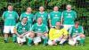 Die Siegermannschaft: knieend von links Spielführer Tino Rudolph, Teamchef Uwe Volkheimer, Keeper Thorsten Hüllmantel, Roland Beck. Zweite Reihe stehend von links: Gerhard Pfister, Herbert Hein, Heribert Schustek, Joachim Seifert und Wolfgang Schustek.