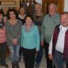 Ehrungen der Soldatenkameradschaft (von links): Für den Bayerischen Soldatenbund zeichnete der stellvertretende Kreisvorsitzende Bernhard Kniewasser Berta Seitz, Katja Henneberger, Silvia Düll, Maria Köhler, Karl-Heinz Düll, Christian Treptow, Heinrich Stier und Wilhelm Köhler mit Ehrennadeln und Urkunden aus.