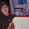 Premiere beim Starkbierfest in Hofheim: Erstmals trat mit Dritter Bürgermeisterin Julitta Ott eine Frau als Bruder Barnabas auf.