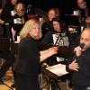 Johannes Keil sang Michael Bublés Jazz-Hit "Sway" zur Begleitung des Akkordeonorchesters unter Leitung von Alma Flammersberger.
