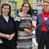 Feierstunde in der Astrid-Lindgren-Grundschule Helmstadt (von links): Schulamtsdirektorin Claudia Vollmar, Konrektorin Birgit Schäfer und Rektorin Michaela May.