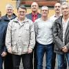 Jubilarfeier der Jopp Automotive GmbH mit Geschäftsführern und Geehrten (von links) Martin Büchs, Konrad Kleinhenz, Robert Möller, Horst Schmitt, Gerd Engert, Wolfgang Voll, Sven Hack, Thorsten Koletnik, Egon Schäfer, Hubert P. Büchs und Peter Finzel.