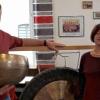 Jochen Radermacher und Doris Knahl stellten Klangschalen vor.