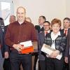 Auch die Blutspender wurden beim Neujahrsempfang geehrt. Auf dem Foto (von links) Martin Falger (stellvertretender Kreisbereitschaftsleiter BRK), Martin Hammer, Maria Bauer, Bürgermeister Thomas Eberth und zweite Bürgermeisterin Sieglinde Bayerl.