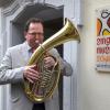Hermann Eidel, seit März neuer Geschäftsleiter der Sing- und Musikschule in der Burkarderstraße, ist ein leidenschaftlicher Blasmusiker.