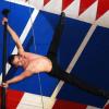 (sfe)   Das große Zirkuszelt auf der Martinswiese in Marktheidenfeld hätte durchaus mehr Menschen fassen können als die rund 140 großen und kleinen Gäste. Bei der Premierenvorstellung des „Circus Carelli“ am Donnerstag, die gleichzeitig die erste nach der Winterpause war, lief noch nicht alles rund. So waren die angekündigten oberbayerischen Rinder nicht in der Manege. Auf Nachfrage war zu hören, dass diese bei der Probe „rumgezickt“ hätten und es deshalb zu gefährlich sei. Bei den kommenden Vorstellungen sollen sie aber dabei sein. Doch auch ohne die Rinder zeigte der Zirkus in seinem fast zweistündigen Programm eine schöne Abwechslung aus Tiernummern und Akrobatik. Neben den Kamelen, Pferden und Hunden hatte es den Besuchern besonders der mallorquinische Grauesel Manolito angetan. Die Akrobaten schwangen sich in atemberaubender Höhe bis unter die Zirkuskuppel und die kleine Schneekönigin „Elsa“ zeigte ihre Kunst mit Hula-Hoop-Reifen. Ein Jongleur hielt Keulen, Ringe und Bälle in der Luft und Comedian Timmy trieb seine Scherze mit dem Publikum. Die weiteren Vorstellungen finden am Samstag um 15.30 und 19.30 Uhr sowie am Sonntag um 11 und 15 Uhr statt. Am Sonntag wird es laut dem Zirkus in der Vormittagsvorstellung ein besonderes Ereignis geben: Ein weißes Kamelbaby, das auf dem Weg nach Marktheidenfeld zur Welt gekommen ist, wird in der Manege getauft.Foto: S. Feistle