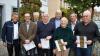 Die Verkehrswacht Gerolzhofen mit ihrem Vorsitzenden Lothar Kleinhenz hat treue Mitglieder geehrt. Von links: Martin Rügamer, Arthur Rudolph, Günter Reuß, Norbert Götz (für Gemeinde Dingolshausen), Hans Anger (für Gemeinde Lülsfeld), Werner Kraus (Seniorengemeinschaft Frankenwinheim) und Otto Kunzmann (für Gemeinde Frankenwinheim).