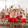 Auch in der Hobbyliga gibt es am Ende der Saison einen Meister - inklusive Feier. Auch in der Hobbyliga gibt es am Ende der Saison einen Meister - inklusive Feier.