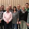 Die neue Führungsriege des SV Friesenhausen mit stehend von links: Tamara Pendic, Jens Reinwand, Leonhard Mahr, Christian Bühler, Reinhold Mahr, Georg Scholl, Nicole Pendic, Stefan Werner, Melanie Stubenrauch, Frank Lieberth, Verena Lutz, Andreas Eiring. Es fehlt Nadine Hegemann.