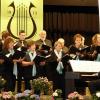 Im Zeichen der Lyra: Der Niederwerrner Chor begeisterte mit seinem Auftritt beim Liederabend.