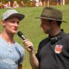 Michael Zachrau (links) im Gespräch mit Michael Beer, dem Vorsitzenden des RWV Haselbach.