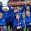 (red)   Eine Auswahl von zehn Schülern des Förderzentrums für körperliche und motorische Entwicklung war bei „Jugend trainiert für Olympia & Paralympics“ in Berlin am Start. Als bayerischer Landessieger hatten sie sich für die Veranstaltung mit 4000 Talenten aus allen Bundesländern qualifiziert. Die Schüler mit Behinderung traten in verschiedenen Leistungskategorien und Disziplinen an, darunter Laufen, Rollstuhlfahren, Weitsprung und Kugelstoßen. Eine Siegerehrung unter Beteiligung prominenter Sportler wie dem Olympiasieger im Diskuswurf, Christoph Harting bildete den krönenden Abschluss dieser Reise. Die Schüler des Förderzentrums Würzburg konnten einige persönliche Bestleistungen und hervorragende Ergebnisse erzielen. Darunter waren erste und dritte Plätze in den Lauf-, und Wurfdisziplinen sowie der 14. Platz in der Gesamtwertung. Im Bild (hinten von links) Felix Bader, Tamara Hilpert, Kathrin Hofmann, Sawera Gulraiz, Hannah Müller, Laura Hilpert, Laura Rothmund, (vorne von links) Marc Henning, Felix Rudolph und Kevin Schlotgauer. Nicht im Bild sind die Betreuer Silvia Müller, Jana Wagner, Sascha Hintz und Wolfgang Schug.