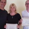 Michaela Born und Andreas Wiese zusammen mit Billy Farjado nach der Internationalen Prüfung. Michaela Born und Andreas Wiese zusammen mit Billy Farjado nach der Internationalen Prüfung.