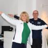 Michaela Born und Andreas Wiese tanzen voller Begeisterung den "Latin Hustle", hier die Figur "Shadow".