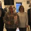 CSU-Kreisvorsitzender Thomas Eberth (rechts) und Rosa Behon leiteten die Wahl im Ortsverband Sommerhausen. Stefan Diroll (links) wurde im Amt bestätigt, Jubilar Friedrich Furkel (Zweiter von links) für 40 jährige Mitgliedschaft in der CSU geehrt.