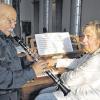 Tiefe Freundschaft: Giora Feidman und Organist Matthias Eisenberg.