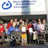Die Geehrten der Mainfränkischen Werkstätten Kitzingen und einige ihrer Betreuer.